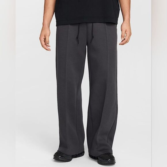 Nike Tech Fleece Tailored Straight Leg Relaxed Pants Men’s Medium M FZ7583-060 - Picture 11 of 16